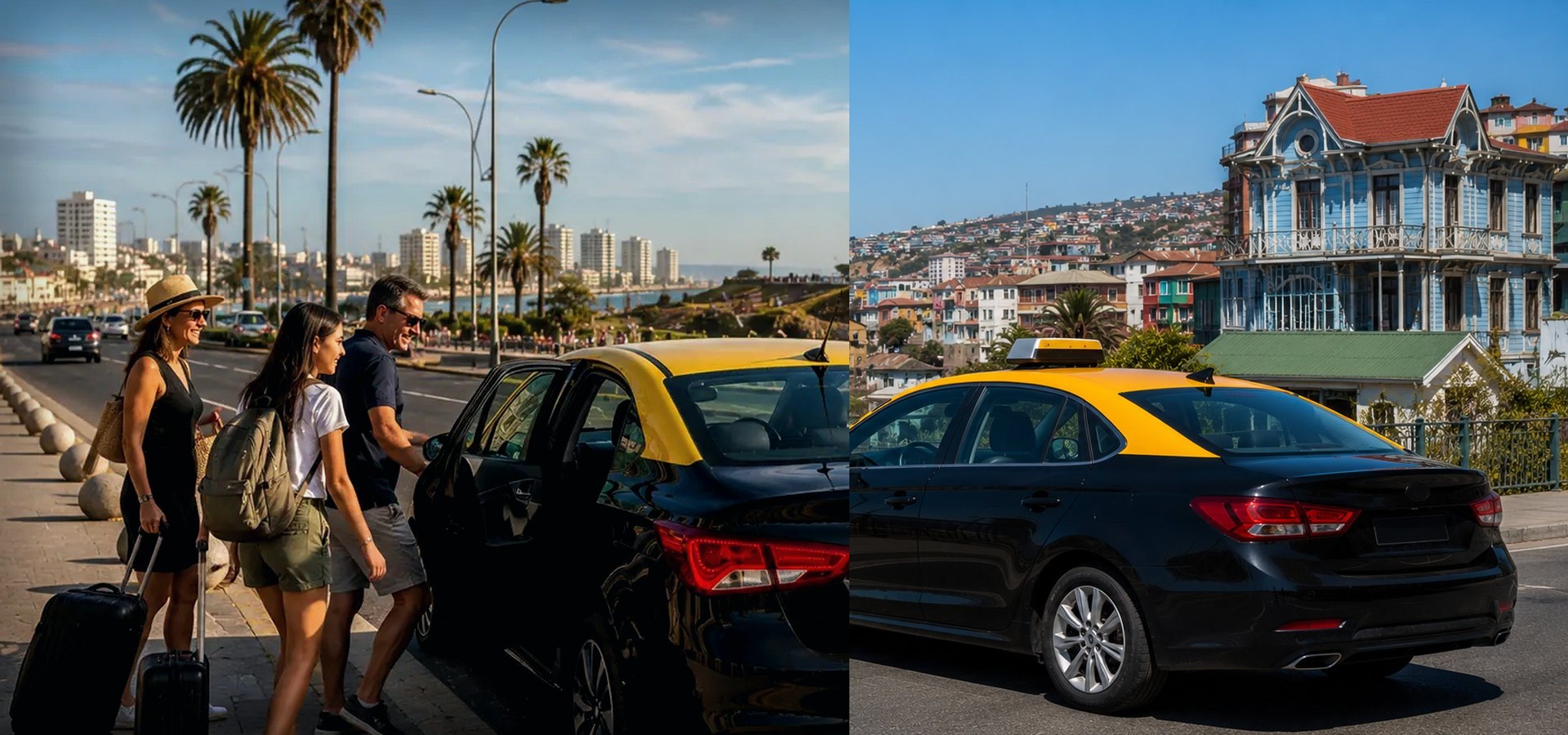 TaxiNexo transfer context in La Serena and Coquimbo for Hotel Club La Serena