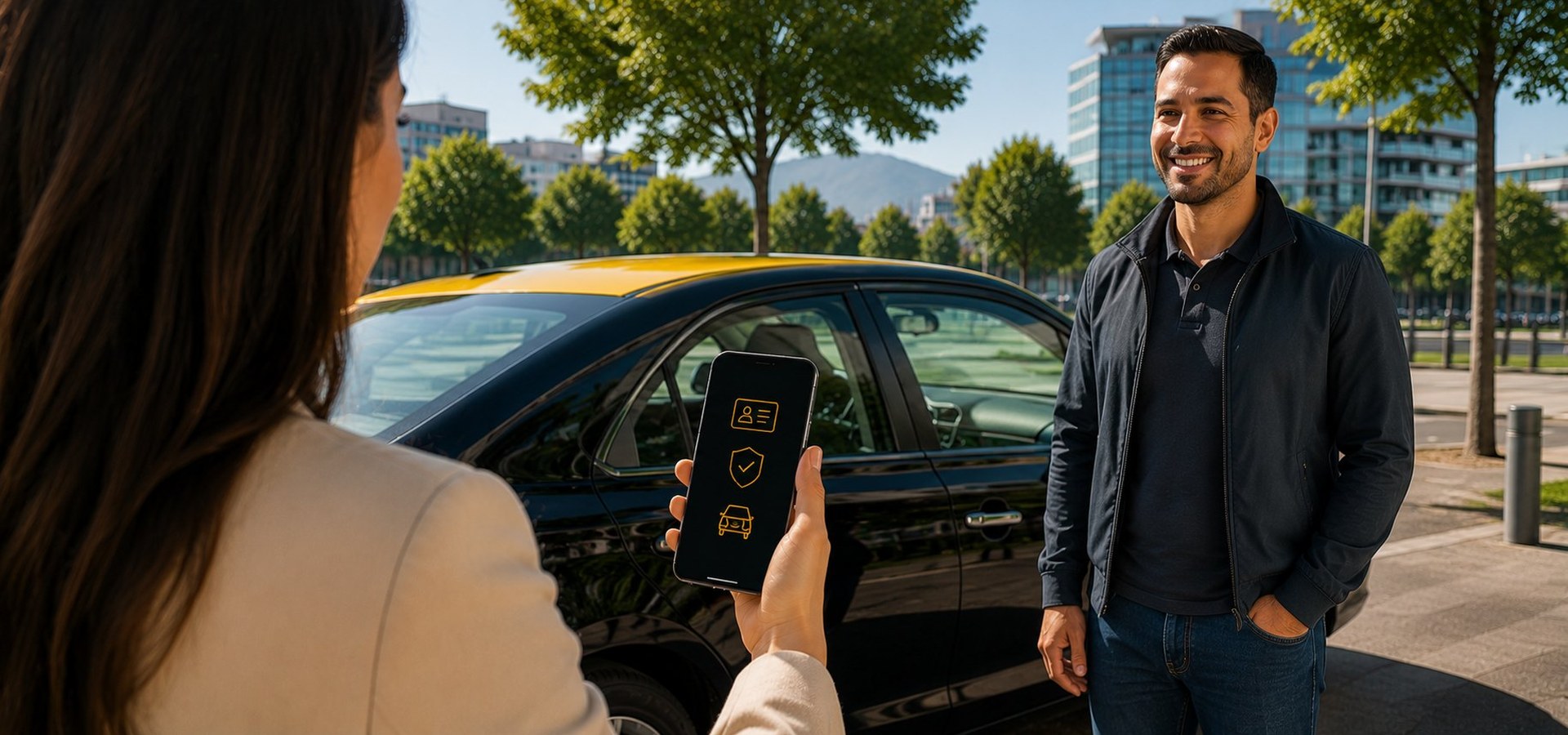 TaxiNexo transfer context in Santiago for Capital Hotel Bellet